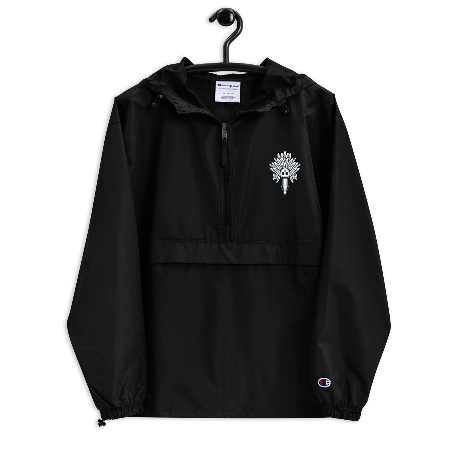 Embroidered Tiki Packable Jacket