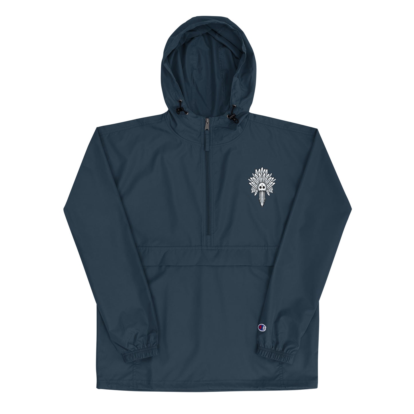 Embroidered Tiki Packable Jacket