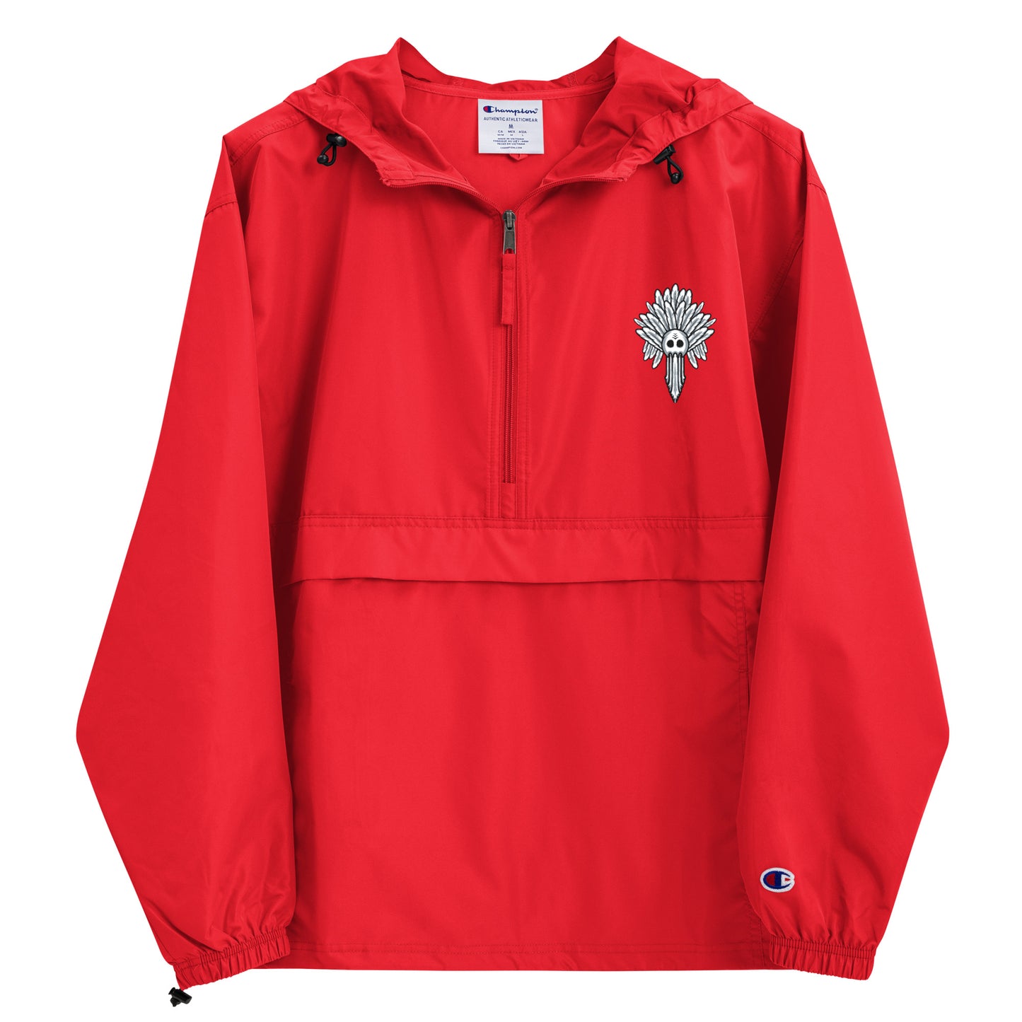 Embroidered Tiki Packable Jacket